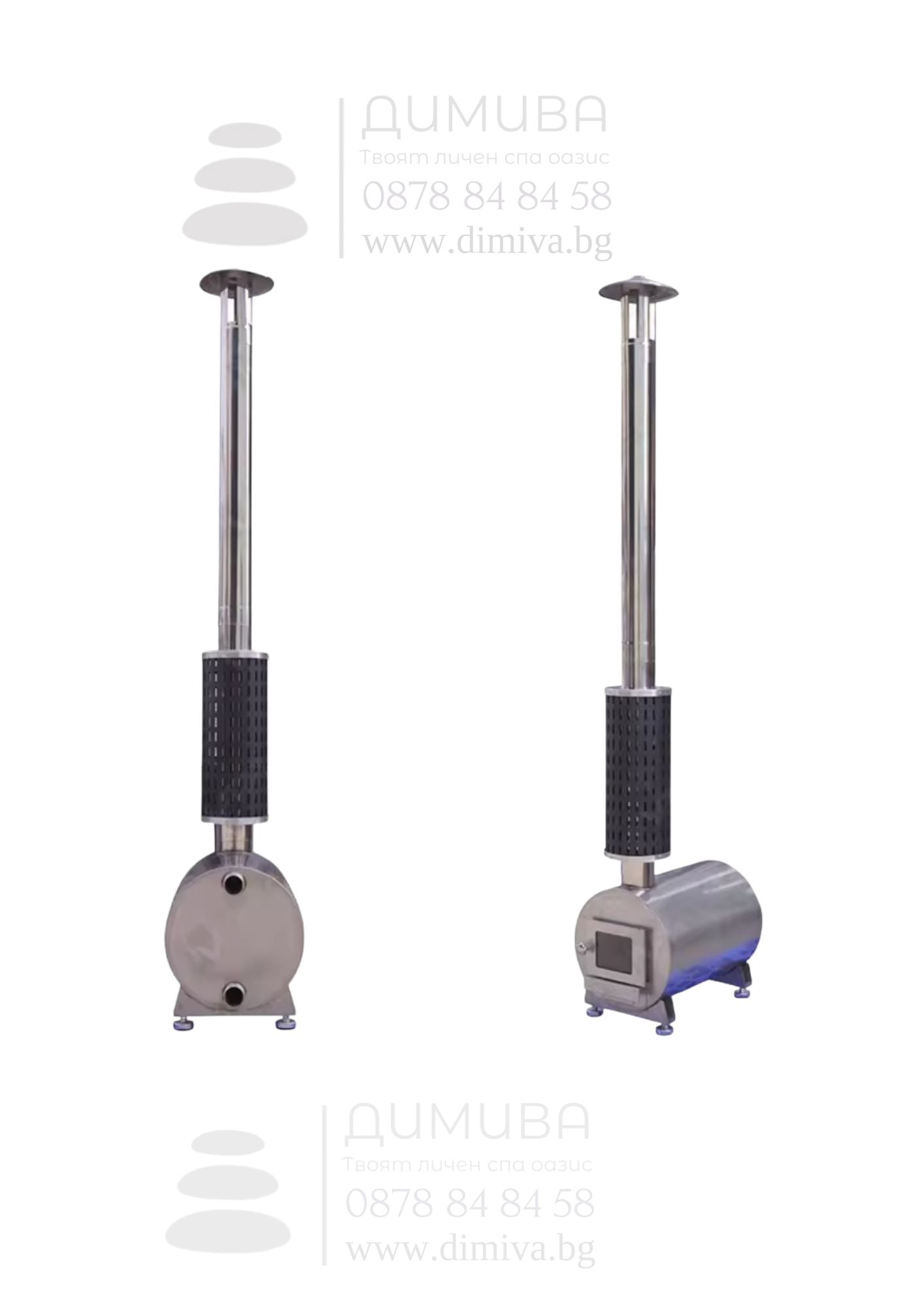 Външна печка на дърва "ДИМИВА"